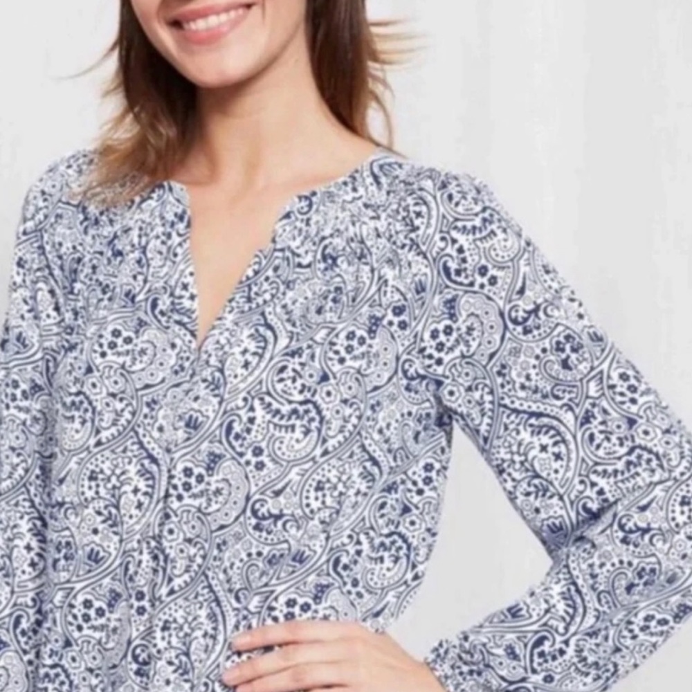 Boden Dolly lightweight long sleeve top sz 6 EUC